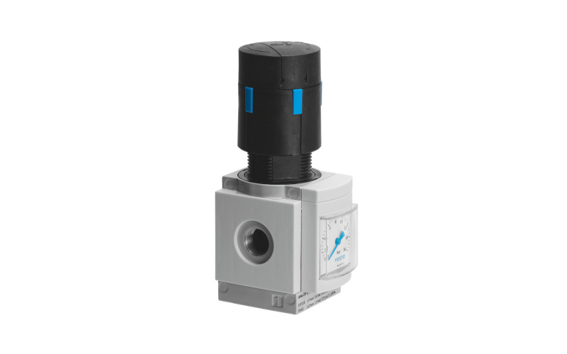 Pressure regulators with check valve function