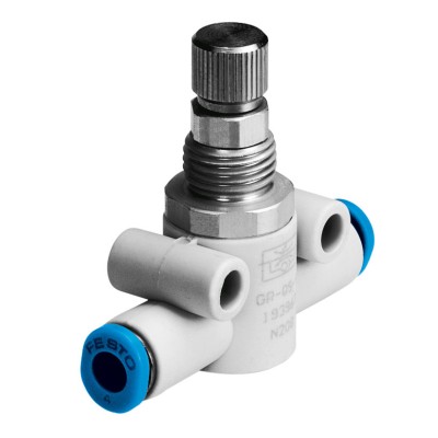 One-way flow control valve, in-line installation G