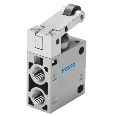 Pneumatic valve with G1/4 port, mechanically actua