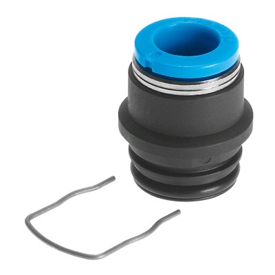 Steckverschraubung Steckpatrone, Polymer schwarz Q