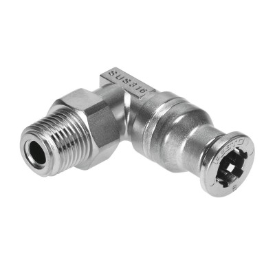 Push in fitting, stainless steel CRQS