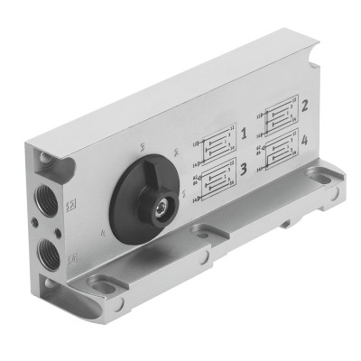 End plate for VSVA, ISO 15407-2, ISO 5599-2 VABE_S