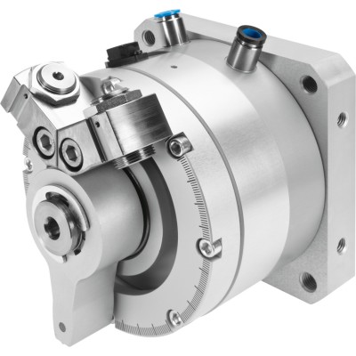 Rotary actuator with angular displacement encoder