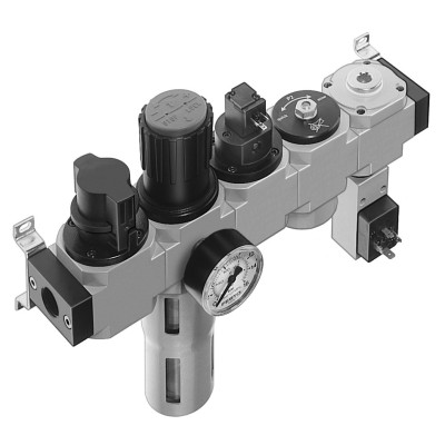 Air preparation unit combination unit without air