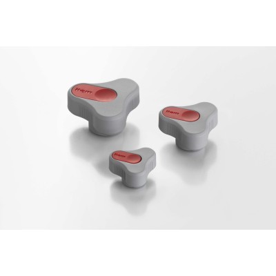 Tri-lobe hand knobs Pi