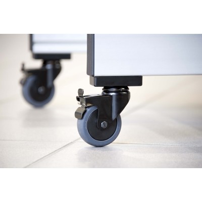 Swivel castors