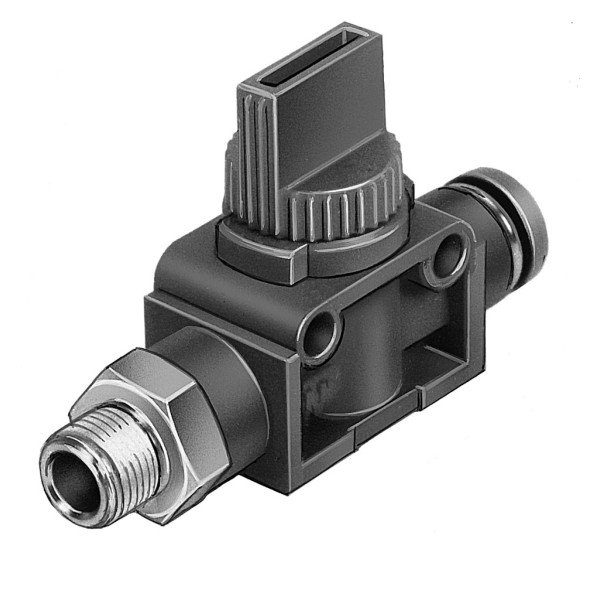 HE-3-1/2-QS-12 Shut-off valve