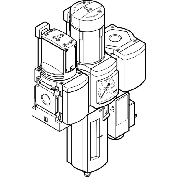 MSB6-1/2:C3J2F3-WP Service unit combination