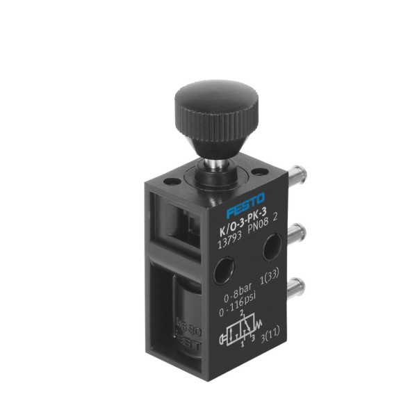 K/O-3-PK-3 Pushbutton valve