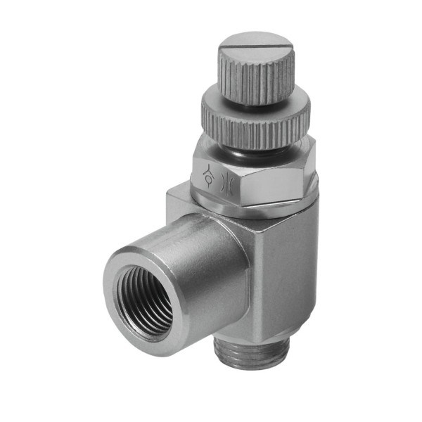 GRLZ-1/4-RS-B One-way flow control valve