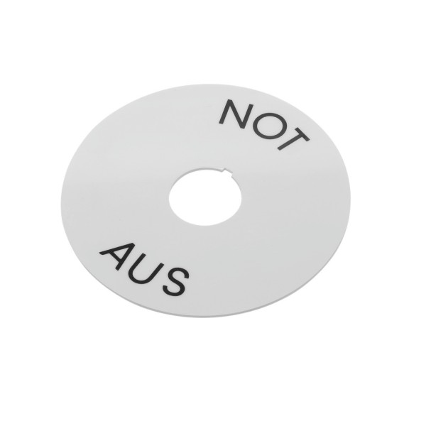 BZ-6-30 Inscription label