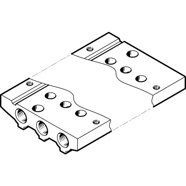 VABM-L1-10AS-M5-16 Manifold rail