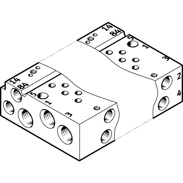 VABM-L1-10AW-M7-16 Manifold rail