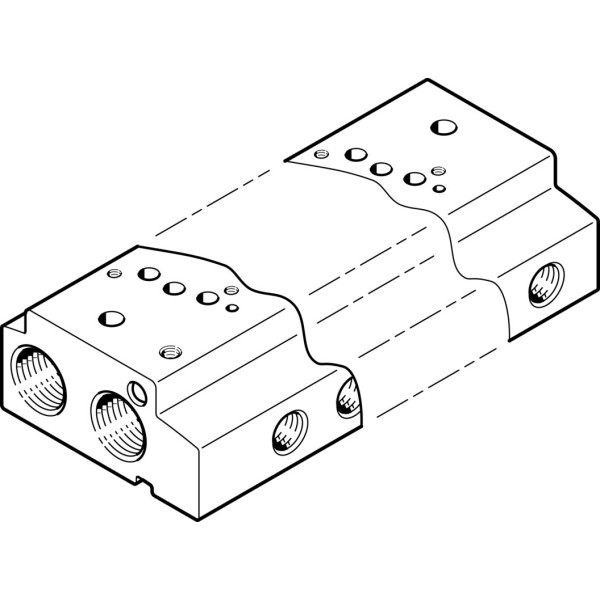 VABM-C7-12W-G18-10 Manifold rail
