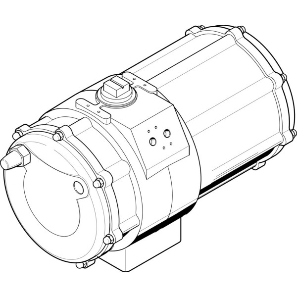 DAPS-2880-090-R-F16 Schwenkantrieb