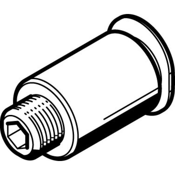 QBM-1/8-1/4-I-U Steckverschraubung
