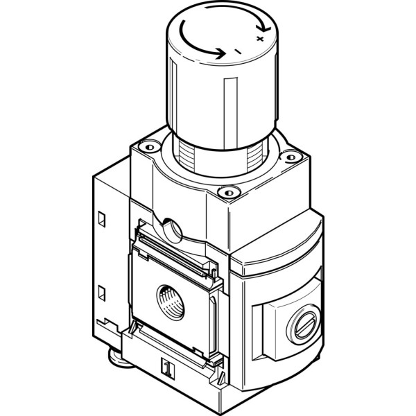 MS6-LRPB-1/2-D5-A8 Präzisions-Druckregelventil