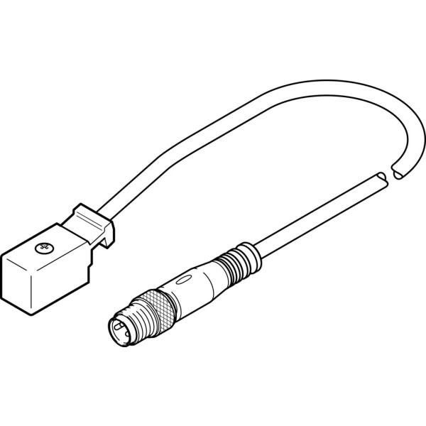 KMYZ-2-24-M8-2,5-LED Connecting cable