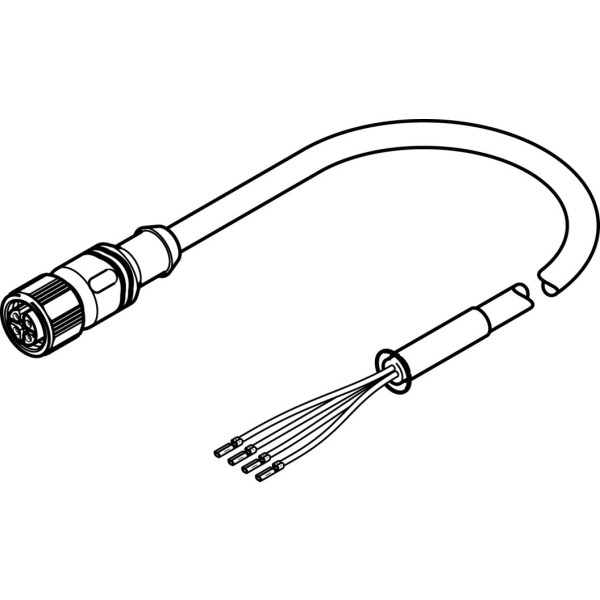 NEBM-M12G4-RS-15-N-LE4 Motorleitung
