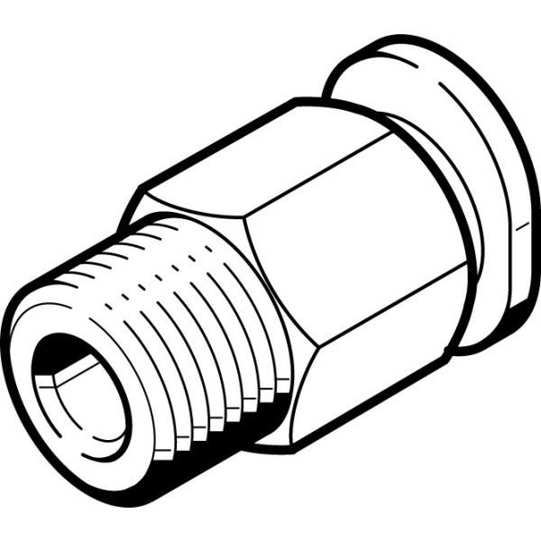 QBM-1/8-5/32-U Steckverschraubung