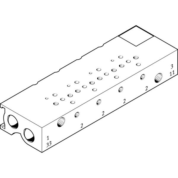 MHA1-PR10-3-M3-PI-PCB Manifold