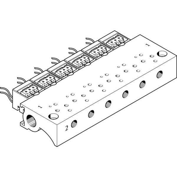 MHA1-P10-2-M3-PI Manifold