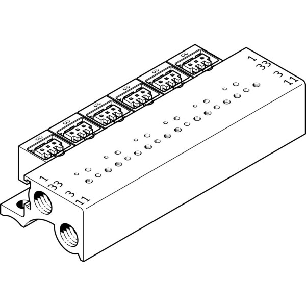 MHP1-PR10-3-PI Manifold block