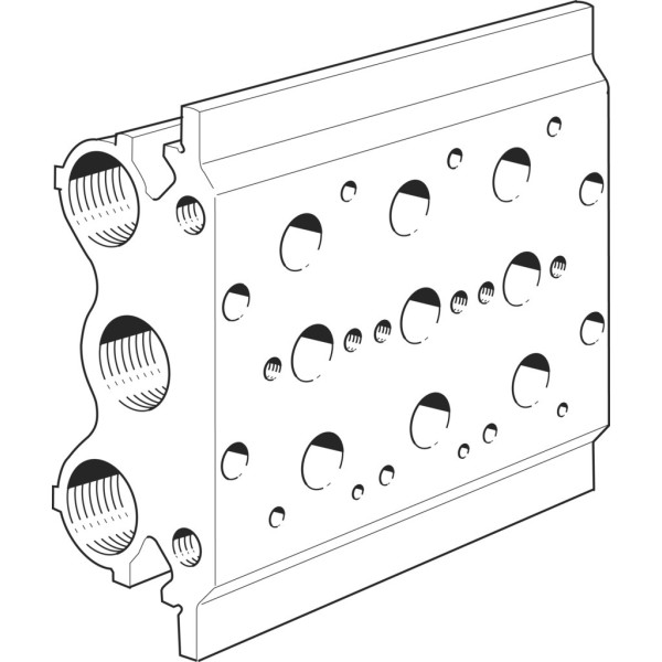 PRS-3/8-3-B Manifold block