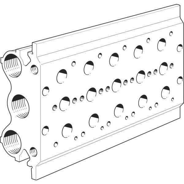 PRS-3/8-5-B Manifold block