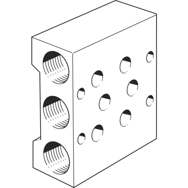 PRS-1/8-2-B Manifold block