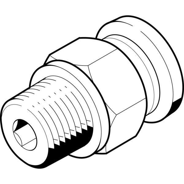 QBM-M5-1/8-U-M Steckverschraubung