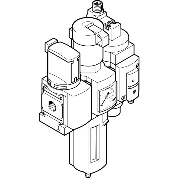 MSB6-1/2:C3:J120:D14-WP Service unit combination