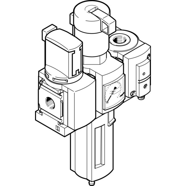 MSB6-1/2:C3:J120:F12-WP Service unit combination
