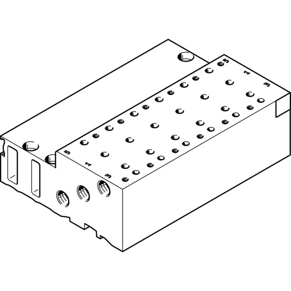 MHP2-PR6-5 Manifold block