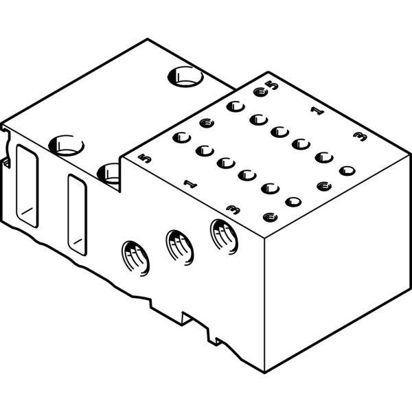 MHP2-PR2-5 Manifold block