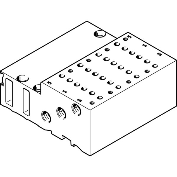 MHP2-PR4-5 Manifold block