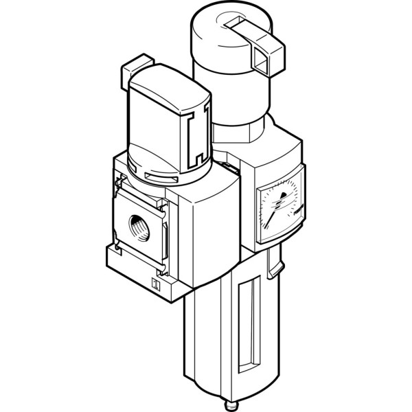 MSB4-1/4:C3:J120-WP Service unit combination