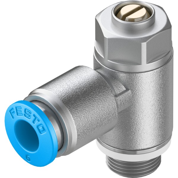 GRLA-1/8-QS-6-D One-way flow control valve
