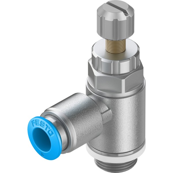 GRLA-1/8-QS-8-RS-D One-way flow control valve