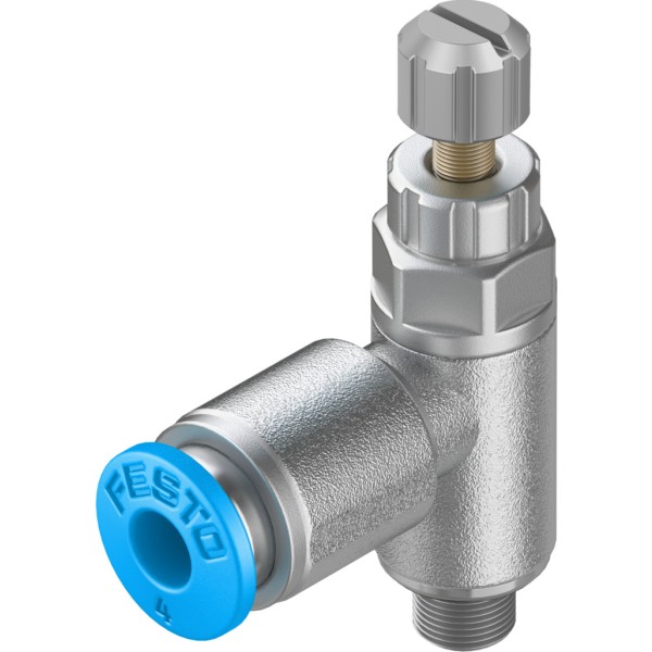 GRLA-M5-QS-4-RS-D One-way flow control valve