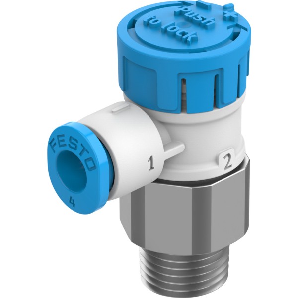 VFOE-LE-T-R18-Q4 One-way flow control valve