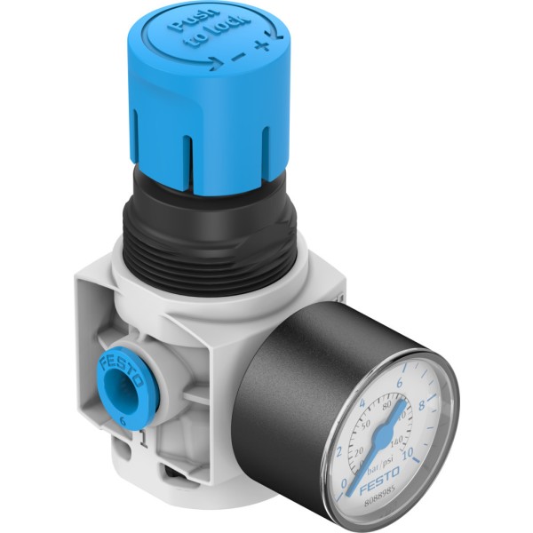 MS2-LR-QS6-D6-AR-BAR-F1A-B Pressure regulator