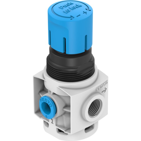 MS2-LR-QS6-D6-A8-F1A-B Pressure regulator