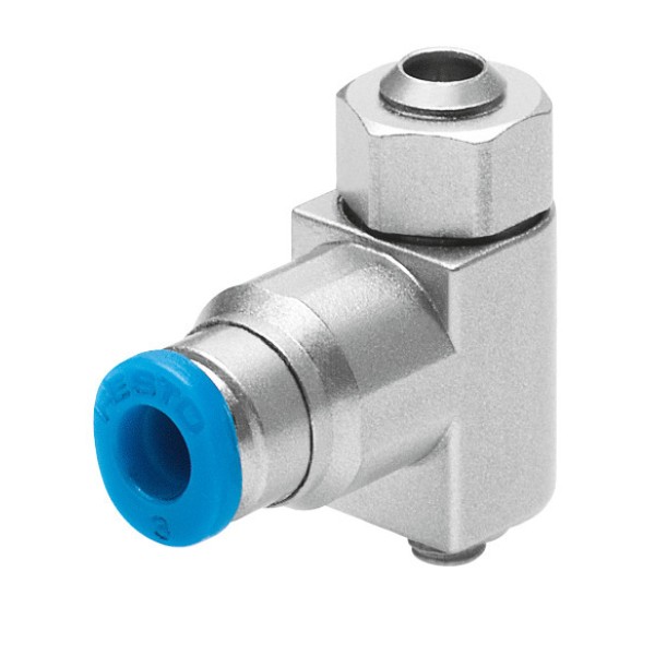 GRLZ-M5-QS-4-LF-C One-way flow control valve
