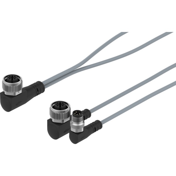 NEDV-L2R1-V7-M12W3-K-0.1L1-N-M8W4-0.2R1 Connecting cable
