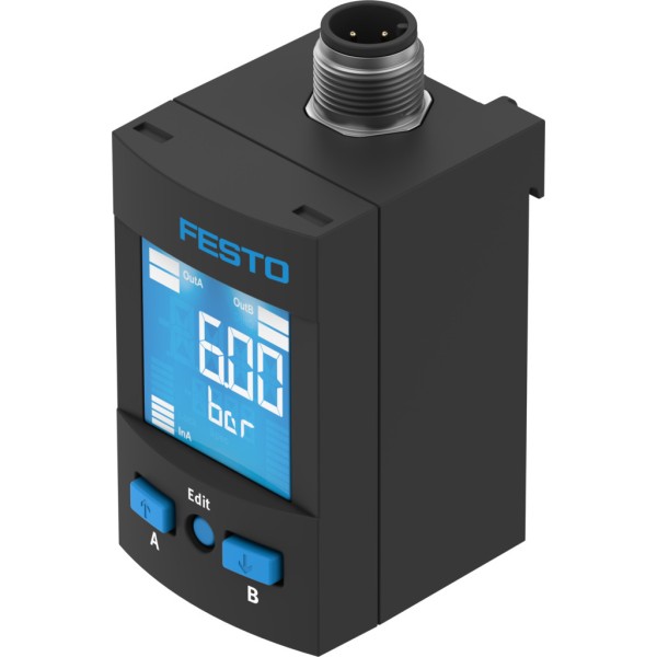 SPAU-B11R-T-G18FD-L-PNLK-PNVBA-M12U Pressure sensor