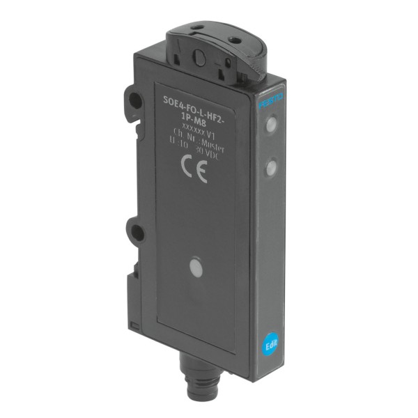 SOE4-FO-L-HF2-1N-M8 Fibre-optic unit