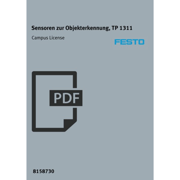 FESTO Didactic Arbeitsbuch 8158730