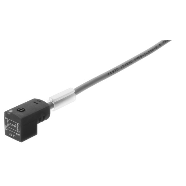 KME-1-24-10-LED Plug socket with cable