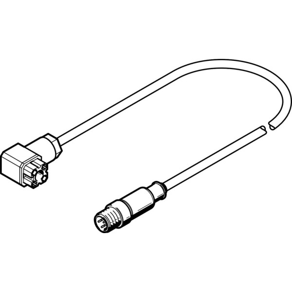 NEBC-P1W4-K-0.3-N-M12G5 Connecting cable